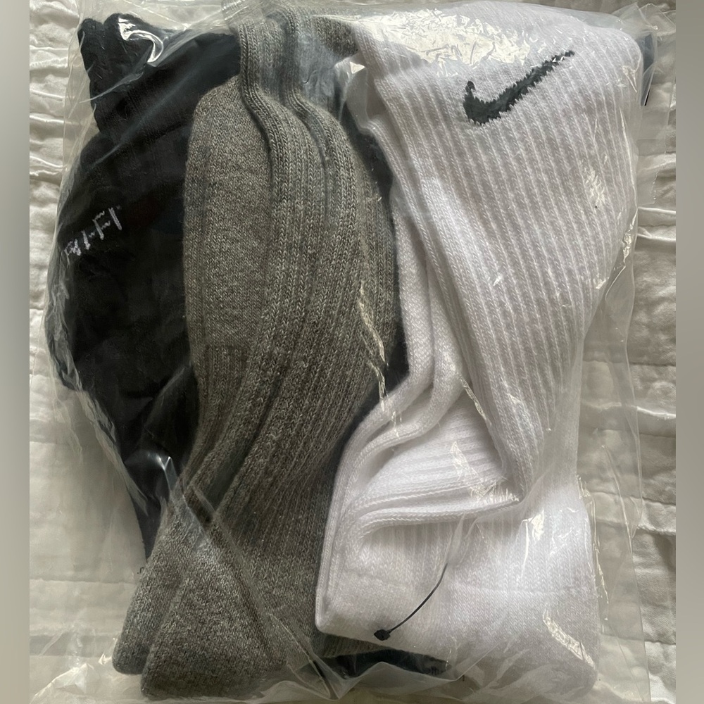 Nike dri-fit socks - Men’s L/XL - 3 pairs